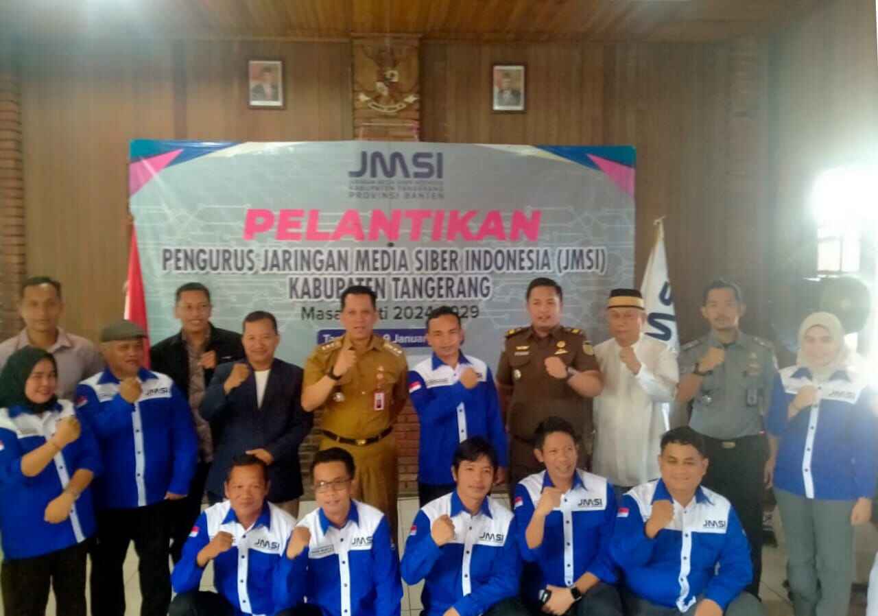 Pengurus JMSI Kabupaten Tangerang Dilantik, PJ Bupati Berharap Bisa Bersinergi dengan Pemerintah Daerah 