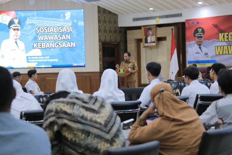 Gelar Sosialisasi Wawasan Kebangsaan, Pj Wali Kota Tangerang Harap Pelajar Bisa Menjadi Pemersatu Bangsa