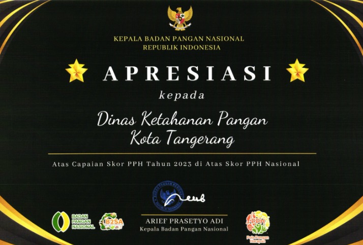 Kota Tangerang Raih Apresiasi Nasional atas Peningkatan Kualitas Pangan Ini Rahasianya!