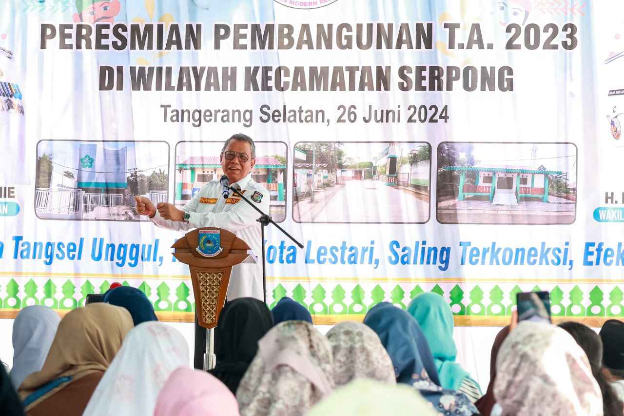 Wali Kota Benyamin Resmikan Gedung Baru SMPN 7 Tangsel: Solusi Atasi Keterbatasan Daya Tampung Sekolah