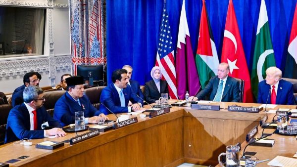 Prabowo Subianto bersama Donald Trump bahas perdamaian Gaza di PBB