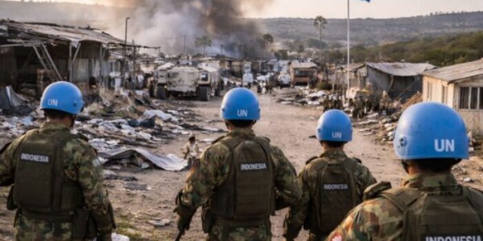 Lokasi serangan artileri Israel di markas UNIFIL Lebanon Selatan.