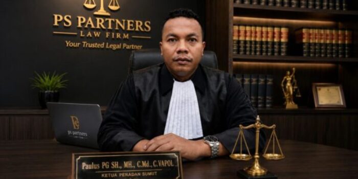 Bung Paulus PG saat menjalankan aktivitas sebagai lawyer dan Ketua PERADAN Sumut di Medan