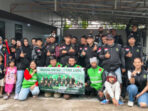 Peserta Green Ride Indonesia 2026 melakukan touring motor listrik menuju Puncak Bogor.