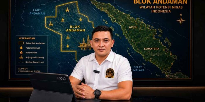 Ketua Umum Prabu Satu Nasional Teungku Muhammad Raju menyampaikan pernyataan terkait pengelolaan Blok Andaman untuk Aceh.