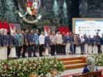 Pelantikan pengurus HIPPI DKI Jakarta dan Rakerda 2026 di Balai Agung Balai Kota Jakarta.