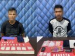 Polisi mengamankan barang bukti sabu dalam pengungkapan dua kasus narkotika di Aceh Barat.