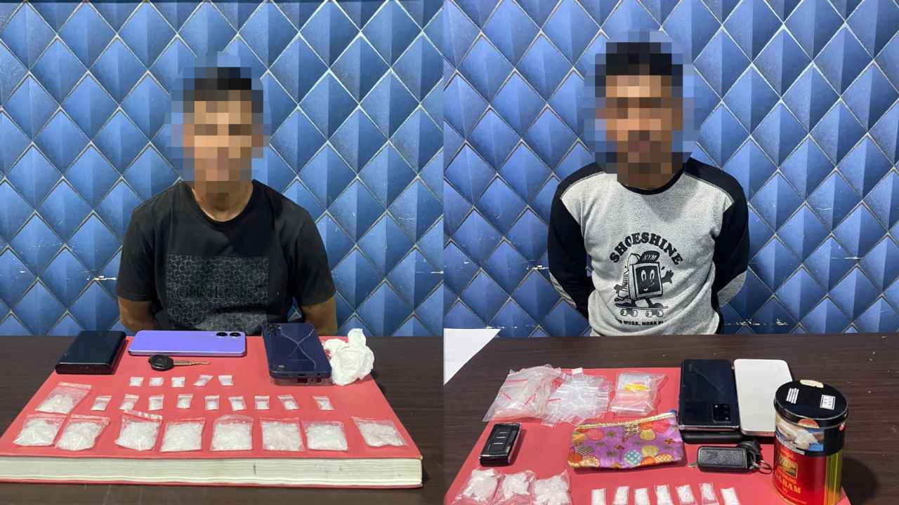 Polisi mengamankan barang bukti sabu dalam pengungkapan dua kasus narkotika di Aceh Barat.